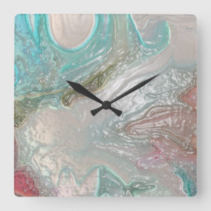 SPIRIT OF PEARL BEAUTIFUL WALL CLOC SQUARE WALL CLOCK