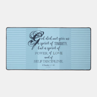 Spirit of Power - ll Timothy 1:7 Desk Mat