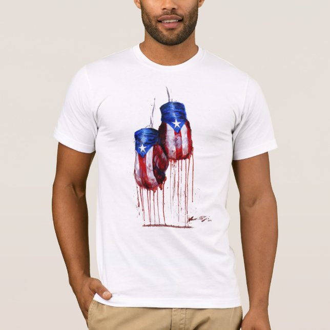 Spirit of Puerto Rican Boxing T-Shirt (Front)