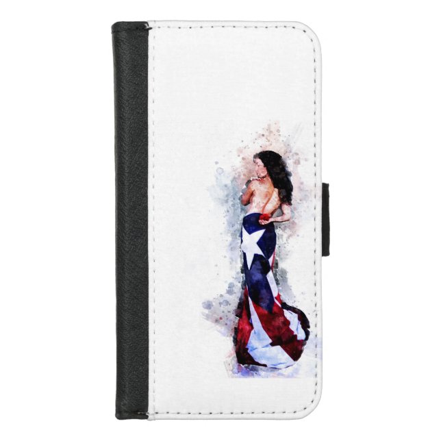 Spirit of Puerto Rico iPhone Wallet Case (Front)