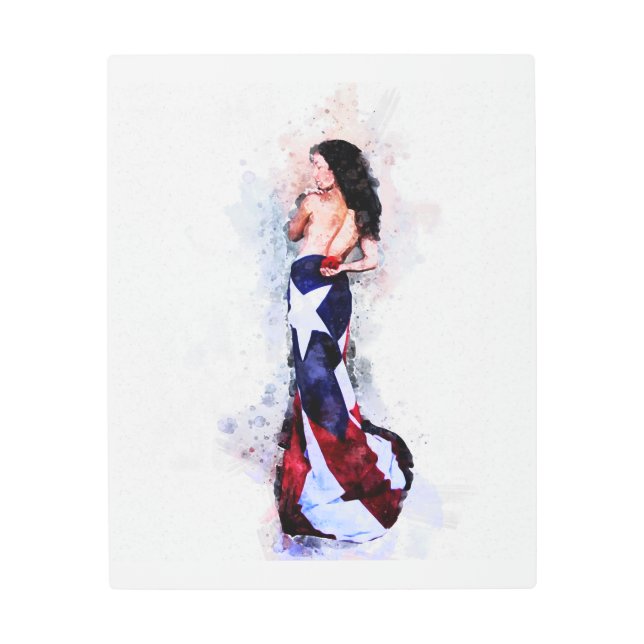 Spirit of Puerto Rico Metal Print (Front)