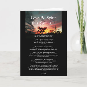Spirit of Samhain Card
