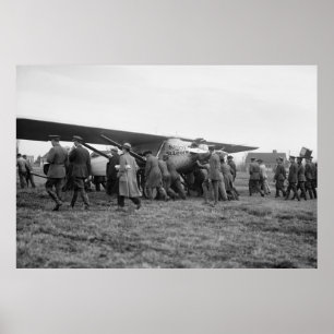 Spirit of St Louis at Bolling Field, 1929 Poster