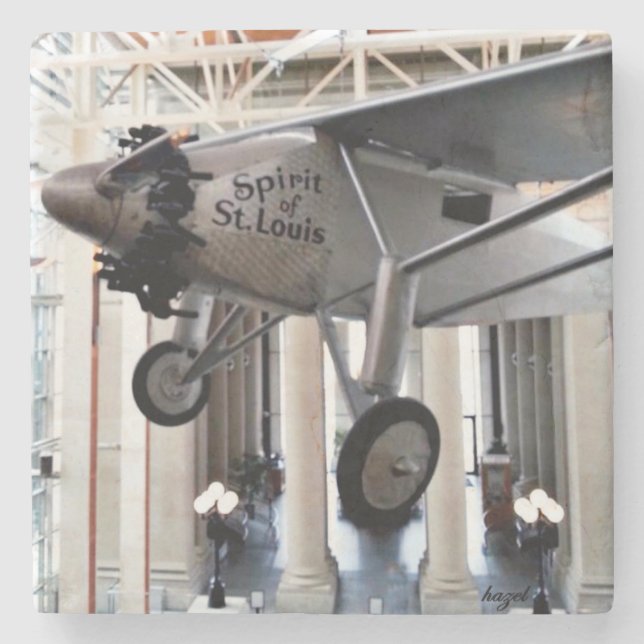 Spirit Of St. Louis, Marble Stone Coaster (Front)