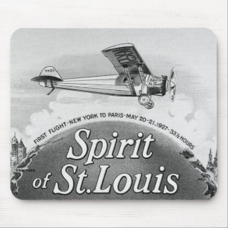 Spirit of St. Louis - Vintage Cigar Wrapper Mouse Pad