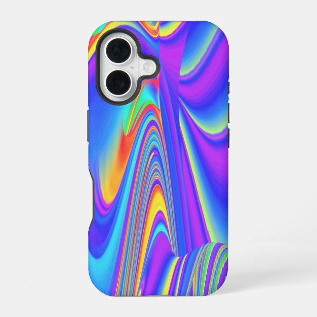 Spirit of Summer Breeze , Abstract 3D Rainbowart iPhone Case (Back)