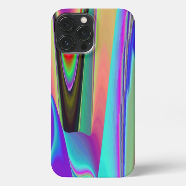 Spirit of Summer Breeze , Abstract 3D Rainbowart iPhone Case (Back)