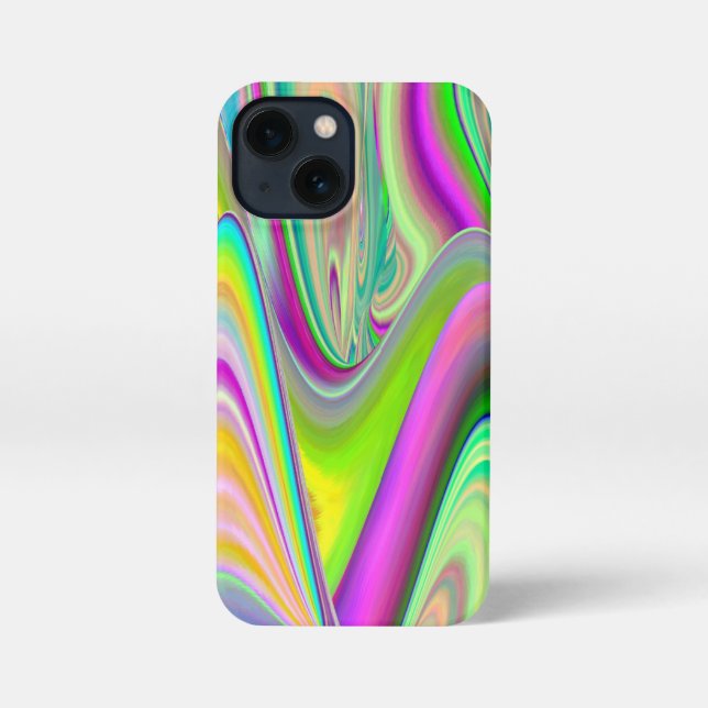 Spirit of Summer Breeze , Abstract 3D Rainbowart iPhone Case (Back)