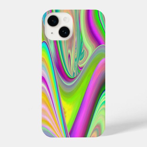 Spirit of Summer Breeze  Abstract 3D Rainbowart iPhone 14 Case