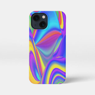 Spirit of Summer Breeze , Abstract 3D Rainbowart iPhone 13 Mini Case