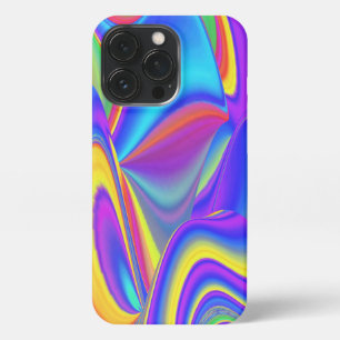 Spirit of Summer Breeze , Abstract 3D Rainbowart iPhone 13 Pro Case
