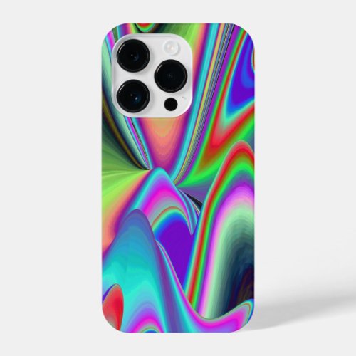 Spirit of Summer Breeze  Abstract 3D Rainbowart iPhone 14 Pro Case
