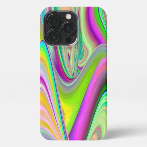 Spirit of Summer Breeze  Abstract 3D Rainbowart iPhone 13 Pro Case