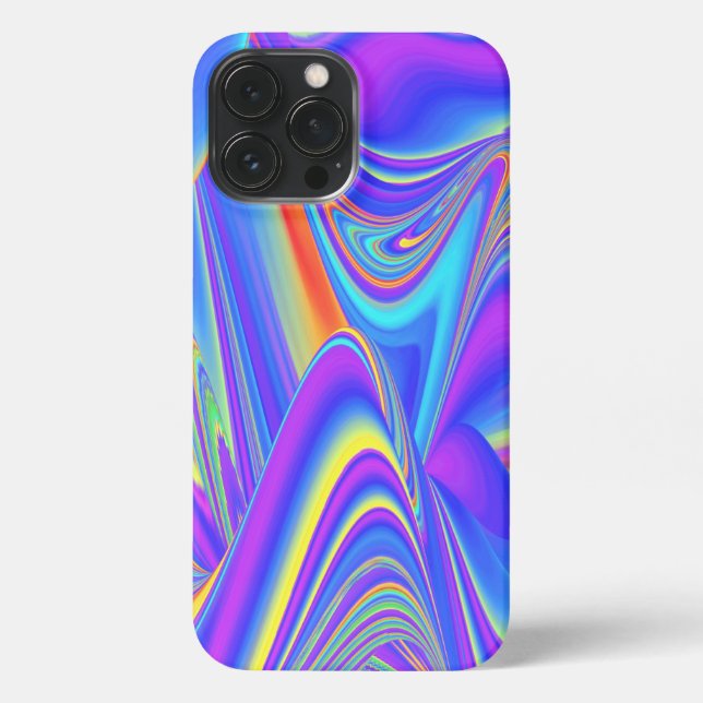 Spirit of Summer Breeze , Abstract 3D Rainbowart iPhone Case (Back)