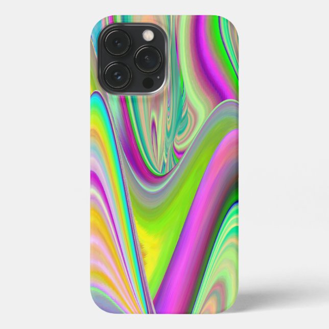 Spirit of Summer Breeze , Abstract 3D Rainbowart iPhone Case (Back)