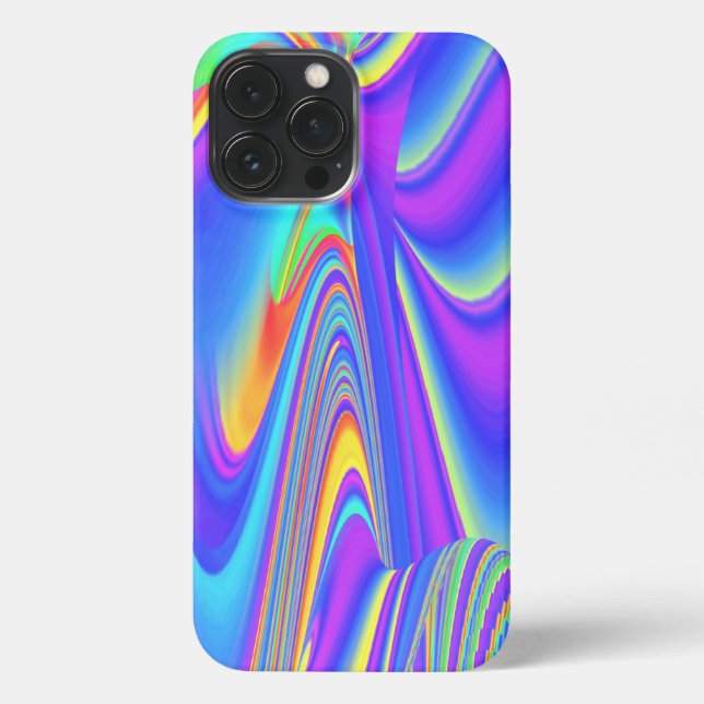 Spirit of Summer Breeze , Abstract 3D Rainbowart iPhone Case (Back)