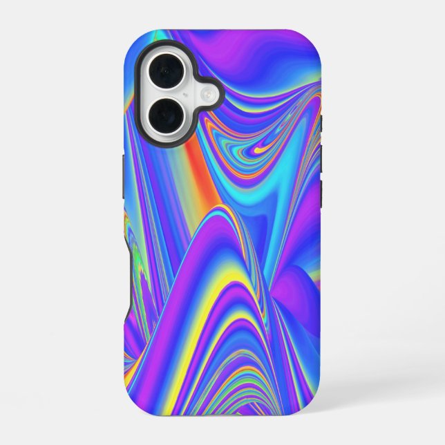 Spirit of Summer Breeze , Abstract 3D Rainbowart iPhone Case (Back)