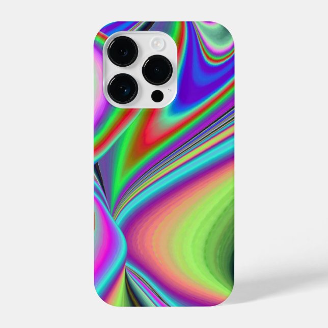 Spirit of Summer Breeze , Abstract 3D Rainbowart iPhone Case (Back)