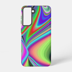 Spirit of Summer Breeze , Abstract 3D Rainbowart Samsung Galaxy S21 Case