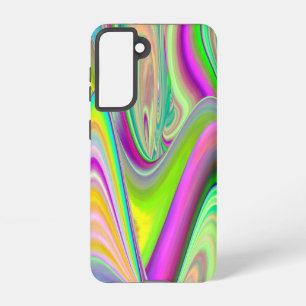 Spirit of Summer Breeze , Abstract 3D Rainbowart Samsung Galaxy S21 Case