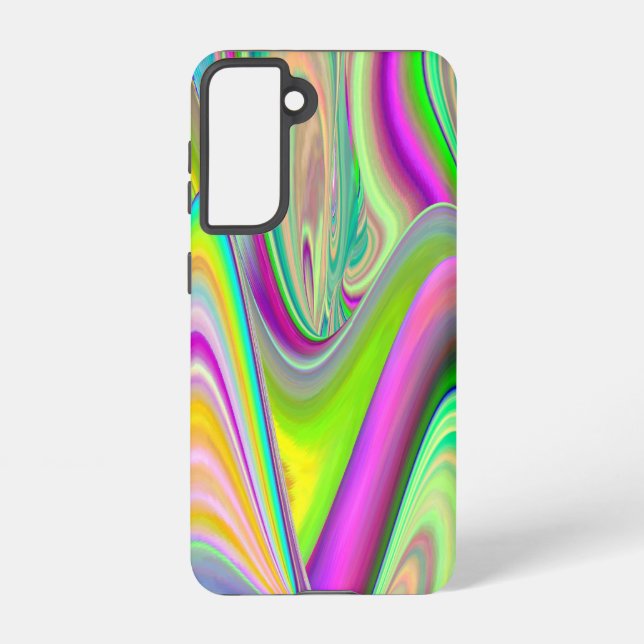 Spirit of Summer Breeze , Abstract 3D Rainbowart Samsung Galaxy Case (Back)