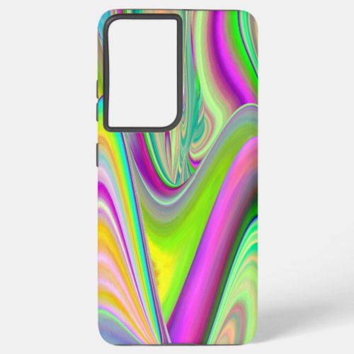 Spirit of Summer Breeze  Abstract 3D Rainbowart Samsung Galaxy S21 Ultra Case