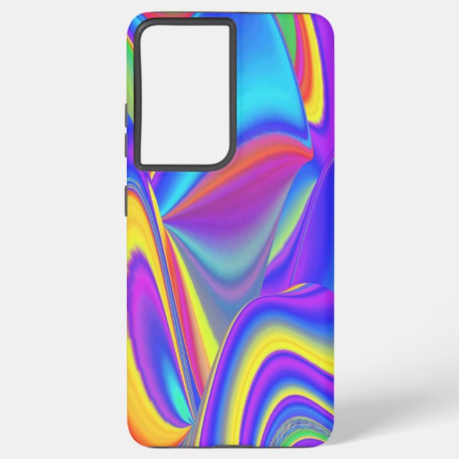 Spirit of Summer Breeze , Abstract 3D Rainbowart Samsung Galaxy Case (Back)