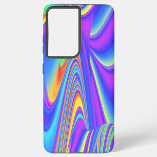 Spirit of Summer Breeze , Abstract 3D Rainbowart Samsung Galaxy S21+ Case
