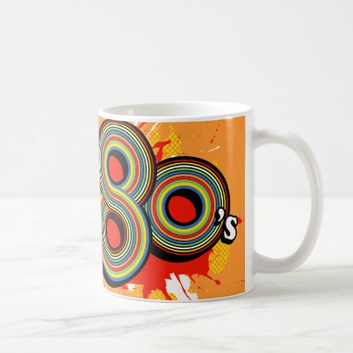 Spirit of the 80s orange logo retro mug