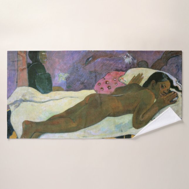 Spirit of the Dead Watching, Gauguin Bath Towel (Bath Towel)