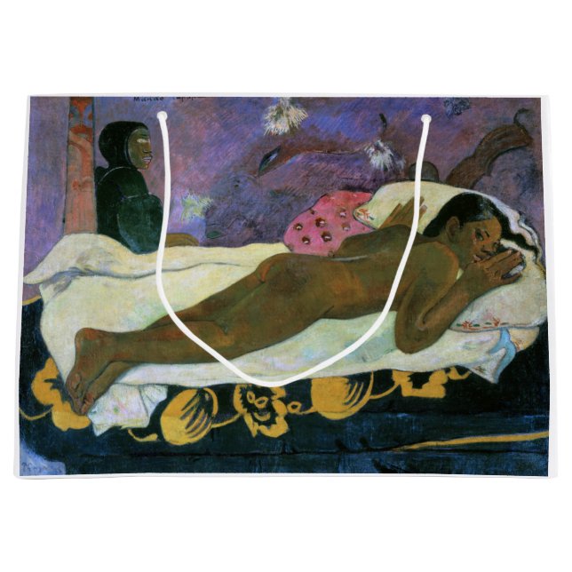 Spirit of the Dead Watching, Gauguin Large Gift Bag (Front)