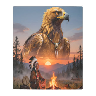 Spirit of the Eagle Metal Print