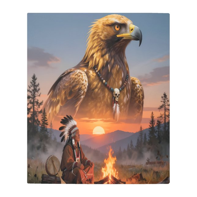 Spirit of the Eagle Metal Print (Front)