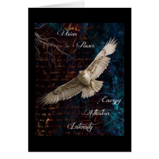 Spirit of the Hawk - Original Digital Collage Cards