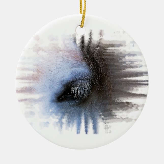 SPIRIT OF THE HORSE CERAMIC ORNAMENT (Front)