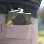 Spirit of the Jaguar and the Green Macaw Flask