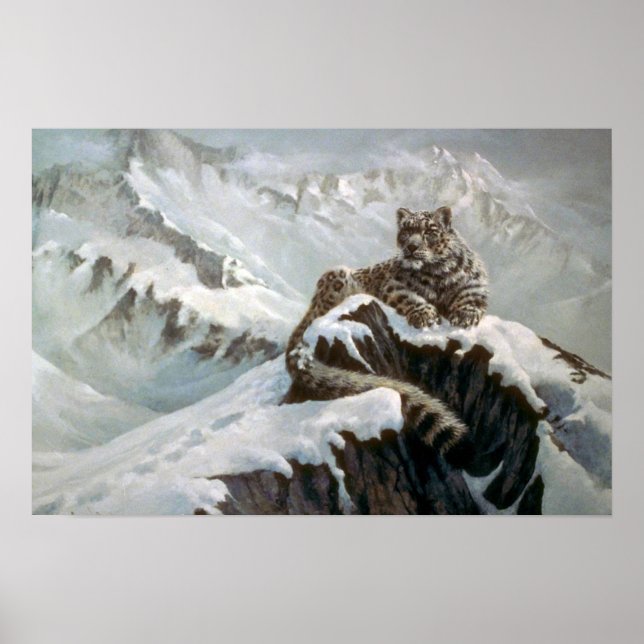 Spirit of the mountains, Snow Leopard Poster (Front)