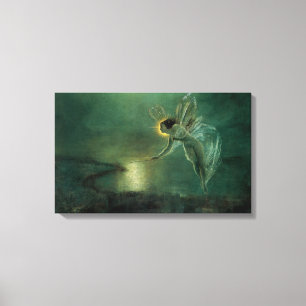 Spirit of the Night by Grimshaw, Victorian Fairy Canvas Print
