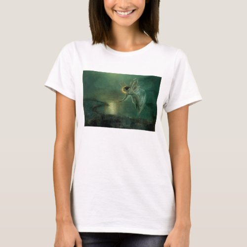 Spirit of the Night by Grimshaw Victorian Fairy T_Shirt