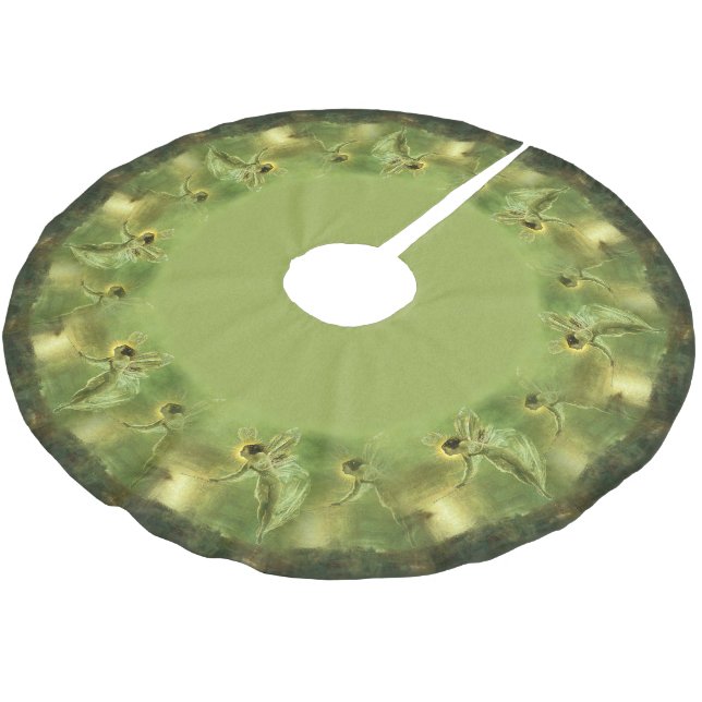 Spirit Of The Night Fairy Brushed Polyester Tree Skirt (Angled)