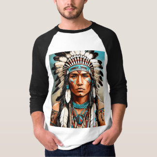Spirit of the Plains: Native American Indian  T-Shirt
