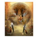 Spirit Of The Red Fox Art Poster/Print Poster