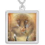 Spirit Of The Red Fox Wearable Art Necklace