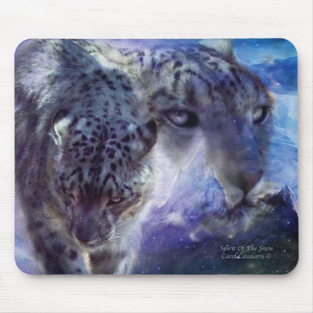 Spirit Of The Snow Art Mouse Pad (Front)