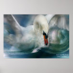 Spirit Of The Swan Art Poster/Print Poster