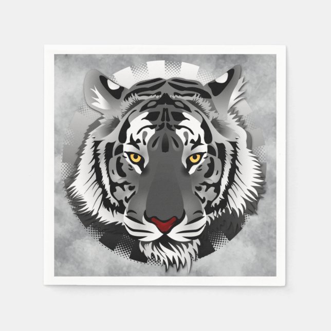 Spirit of the Tiger Paper Napkins (Front)