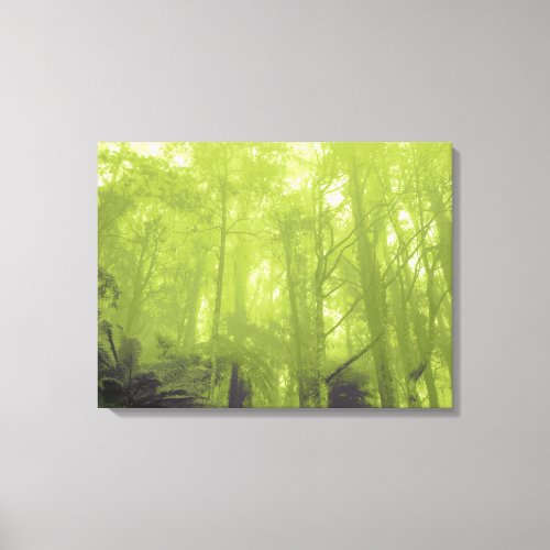 Spirit of the trees green hue triptych print