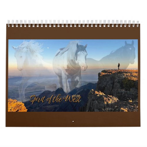 Spirit of the West 2024 Calendar by Mustang Meg Calendar