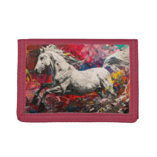 Spirit of the White Horse Tri-fold Wallet