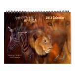 Spirit Of The Wild - AFRICA Art Calendar 2013